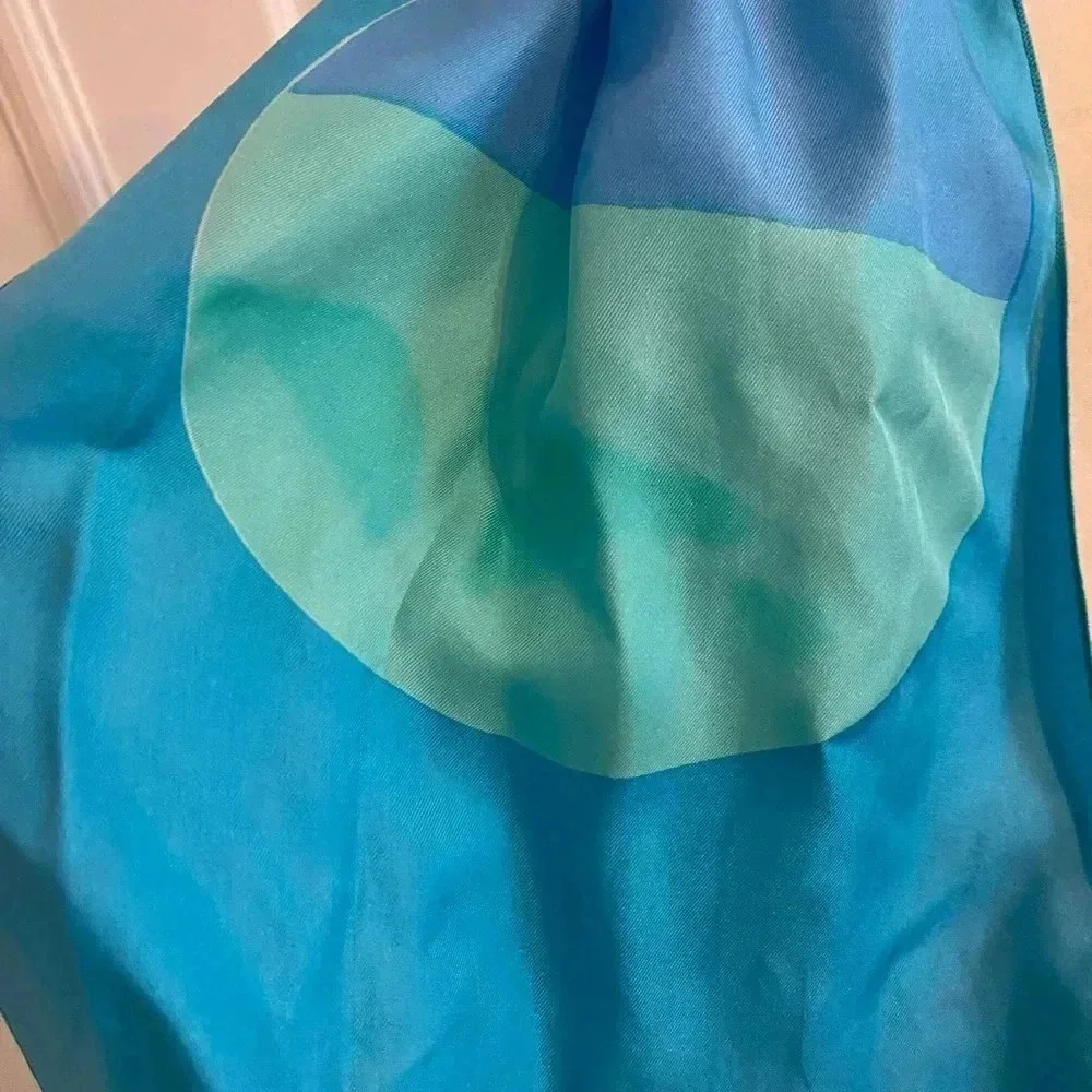 Gunter Womens Silk Long Vintage Scarf
